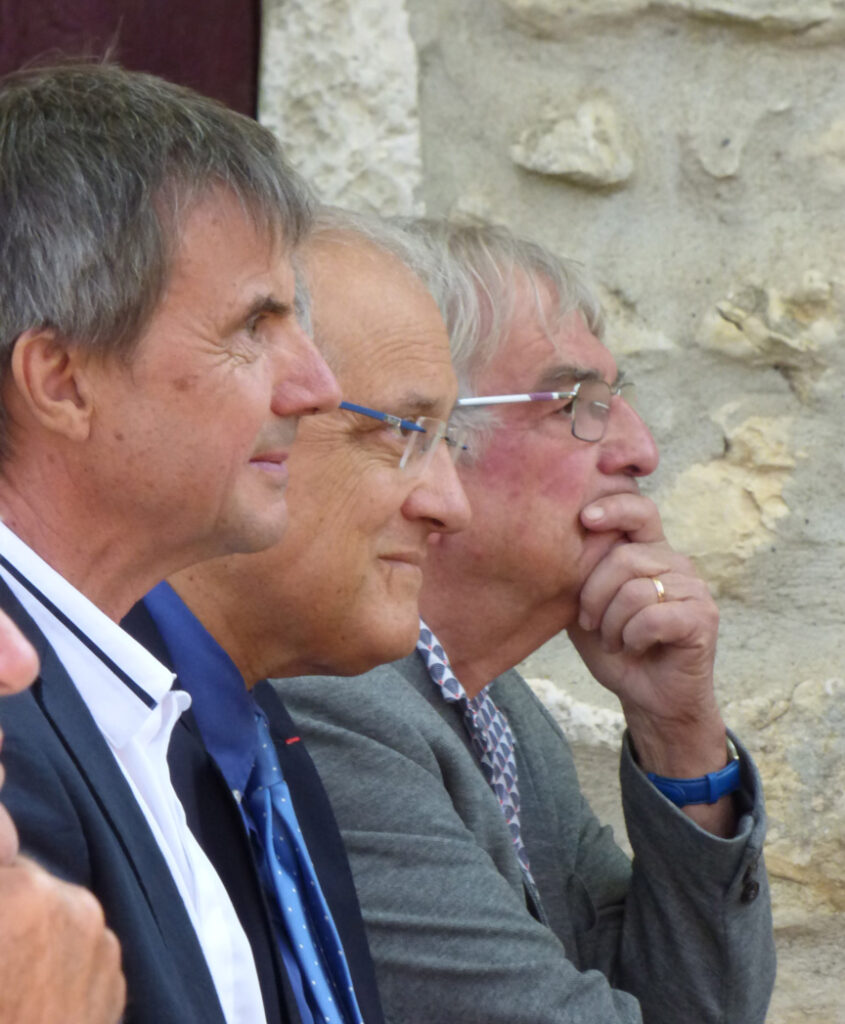 Maire de Lussan, Préfet Didier Lauga, Yvan Verdier